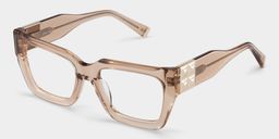 Maddox Square Beige Glasses7