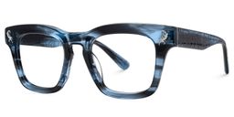 Dodard Square Blue Glasses1