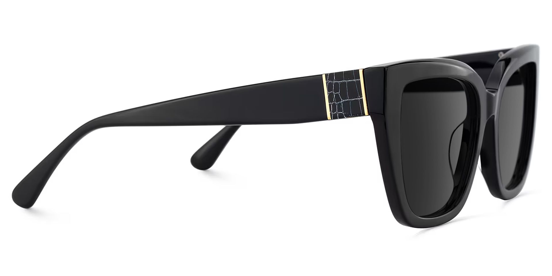 Square Frame Black Glasses on Sale3