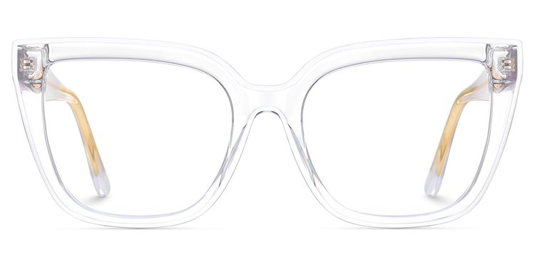 Mirta Square Clear Glasses