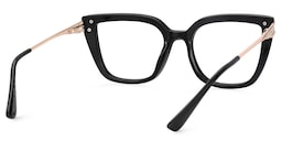 Roxane Square Black Glasses3