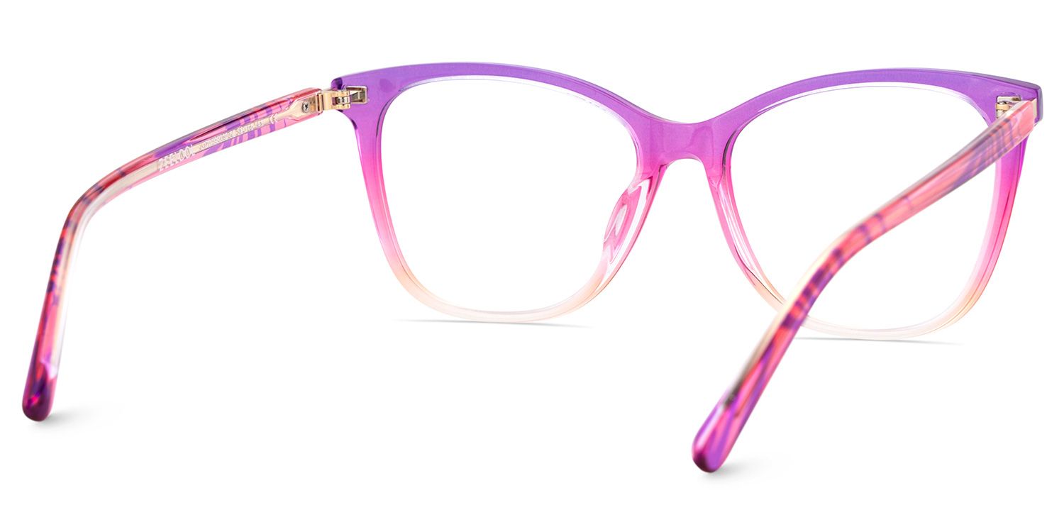 Gage Butterfly Purple Color Frame Glasses for Women | Zeelool5