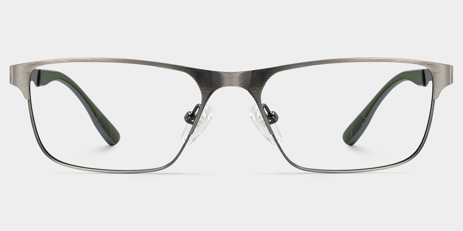 Kellen Silver Browline Frame Glasses Online for Men | ZEELOOL1