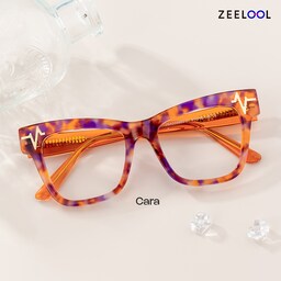 Cara Butterfly Orange Glasses4