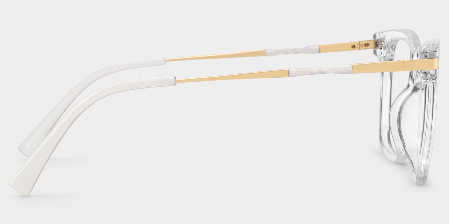 Jacqui Square Clear Eyeglasses and Glasses Frames3