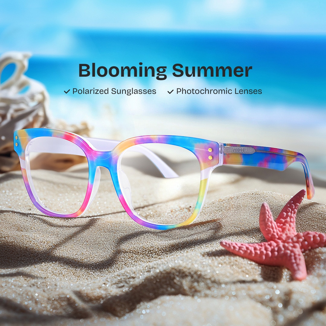 Dante Square Colorful Glasses