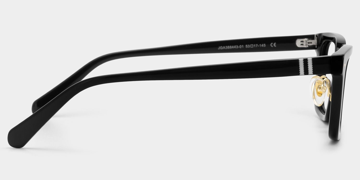 Remy Black Rectangle Glasses | Screen‑Ready Athleisure5