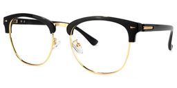 Lasha Browline Black Glasses1