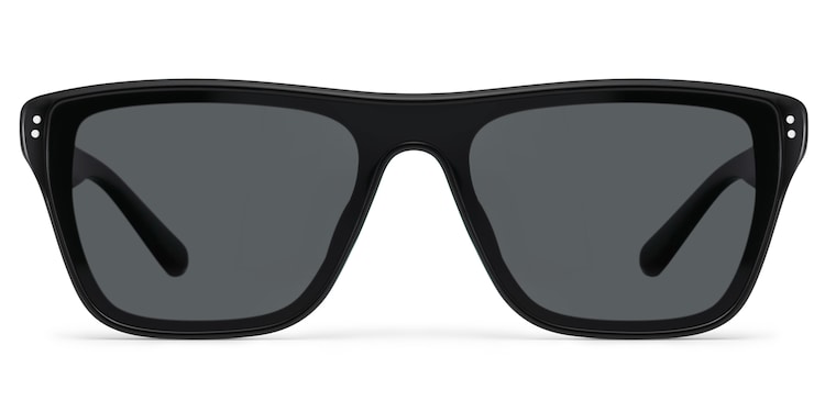 Paloma Aviator Black Polarized Sunglasses