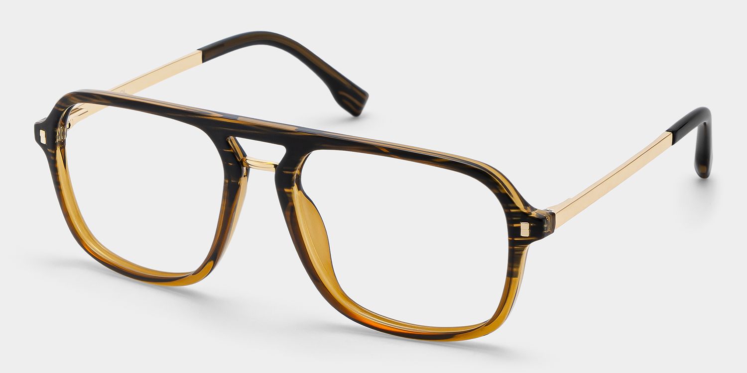 Kilworth Aviator Brown TR90 Frame Glasses | ZEELOOL Kilworth Aviator Brown TR90 Frame Glasses | ZEELOOL