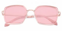 Cordaro Square Pink Glasses1