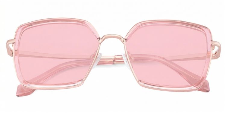 Cordaro Square Pink Glasses