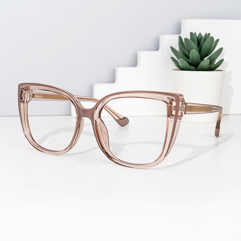 Fenn Cateye Brown Glasses