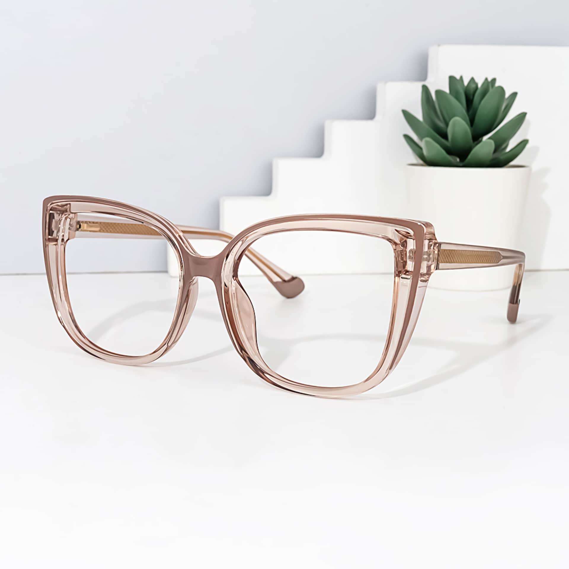 Fenn Cateye Brown Glasses4