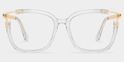 Sidibe Square Clear Glasses0