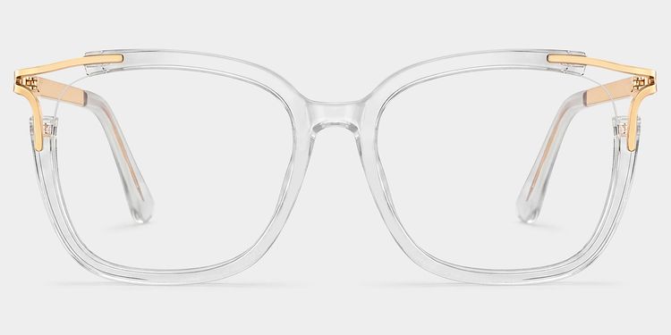 Sidibe Square Clear Glasses