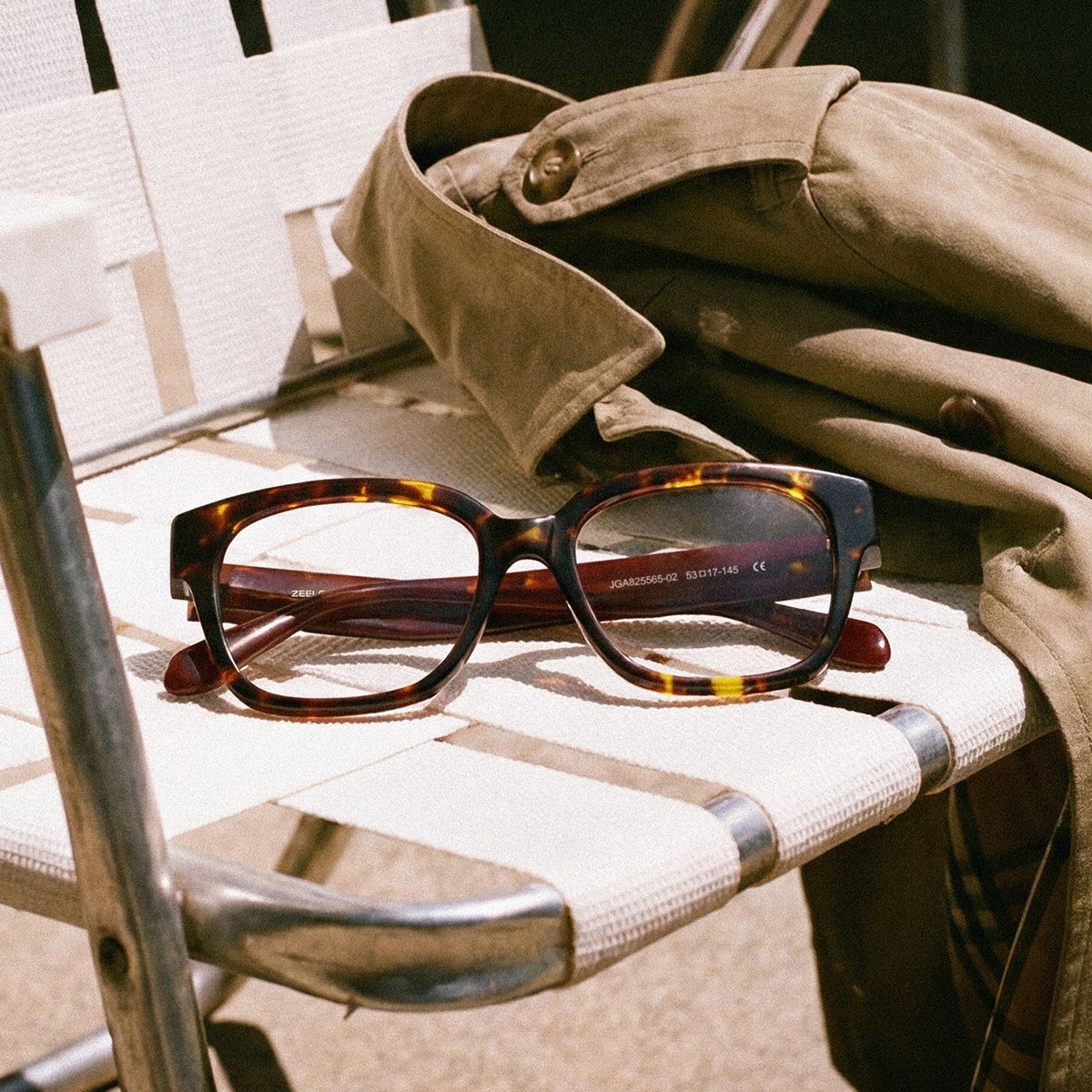 Blake Tortoise Square Glasses | Retro Campus Athleisure1