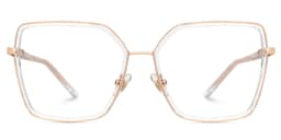 Jill Square Clear Glasses0
