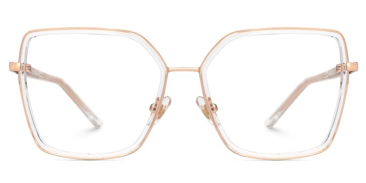 Jill Clear Square Glasses
