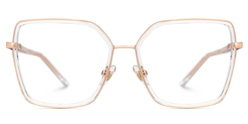 Jill Clear Square Glasses
