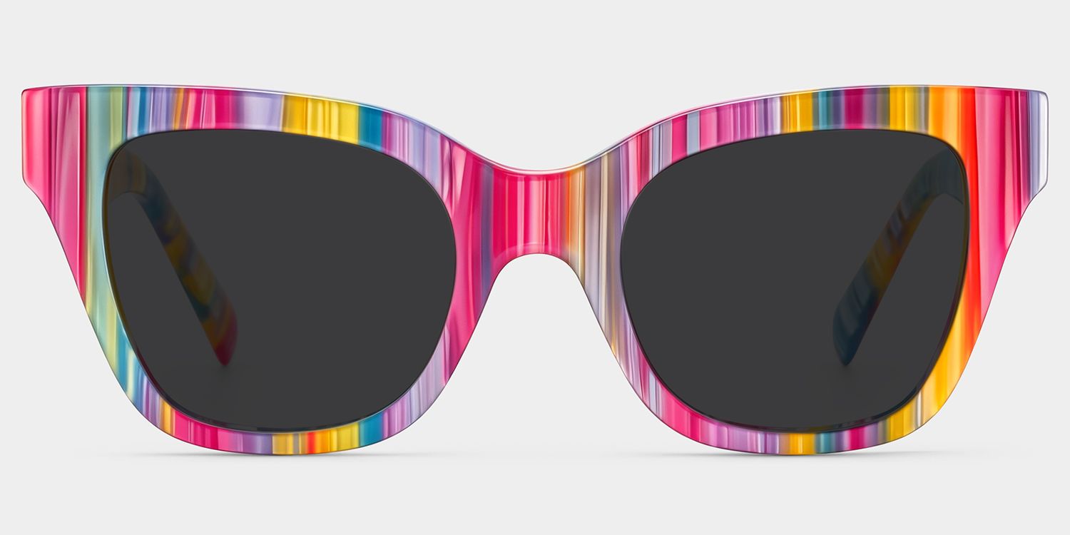 Nereyda Acetate Multicolor Frame Sunglasses | ZEELOOL0