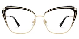 Mariely Cateye Black Glasses1