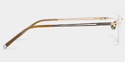 Ella Cat eye Gold Glasses7