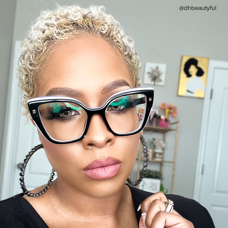Chanelle Cateye Black Glasses Zeelool Glasses