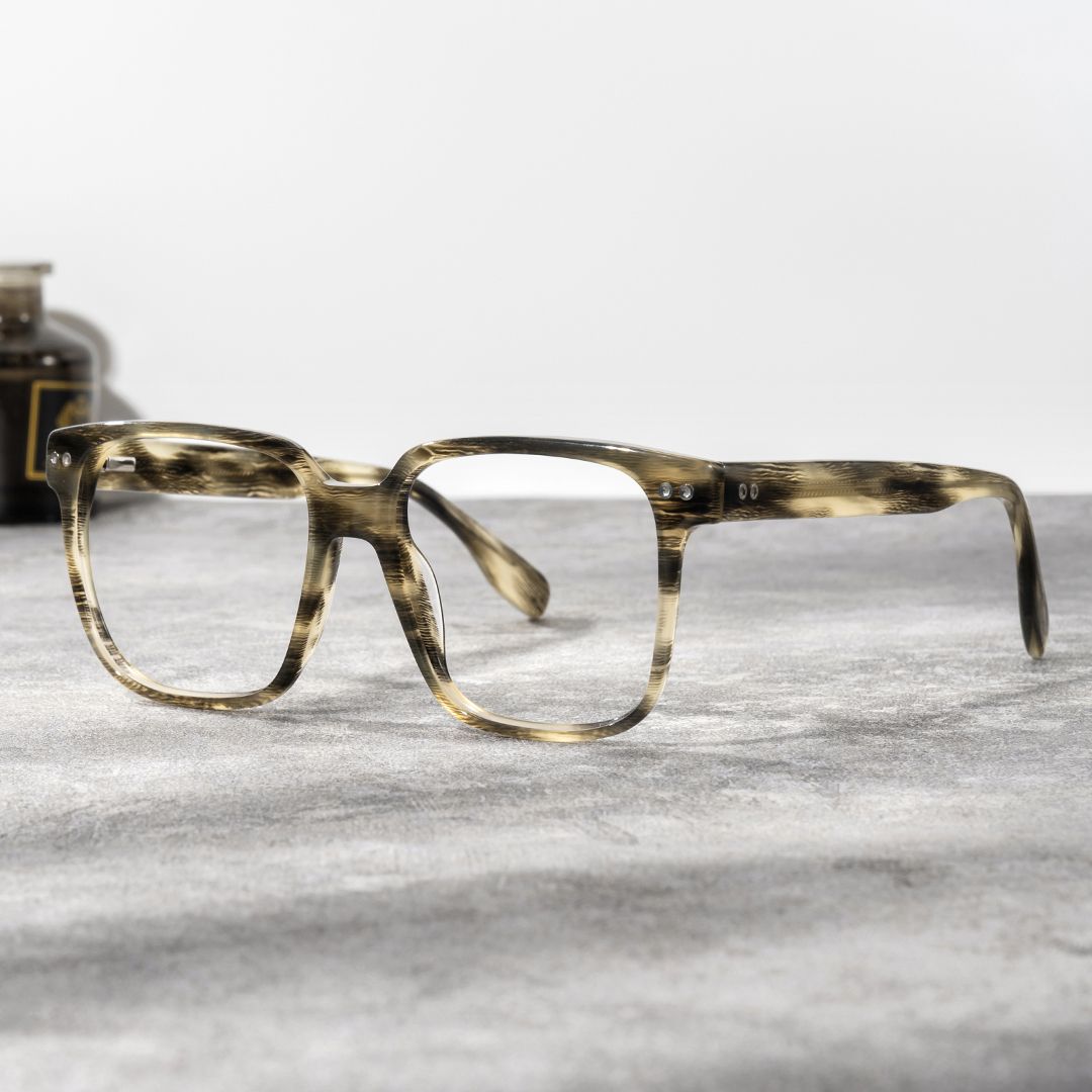 Vintage Square Eyeglasses Frames For Men1