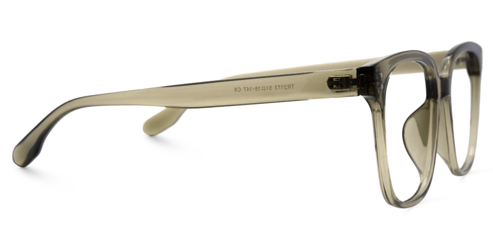 Oglesby Square Blue Light Blocking Glasses Matte Green Frame2