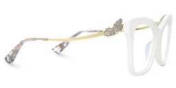 Elida White Butterfly Glasses3