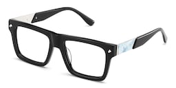 Trent Rectangle Black Glasses3