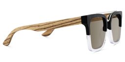 Pascal Aviator Two-Tone Sunglasses3