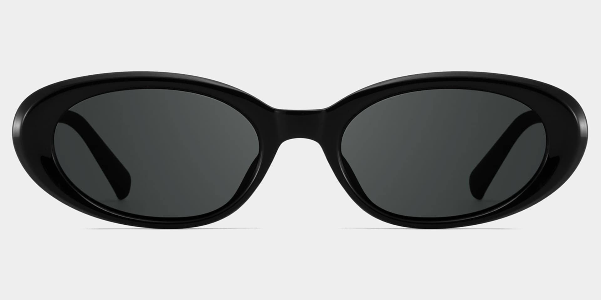 Zion black Frame Polarized Sunglasses with oval Style Online | ZEELOOL1