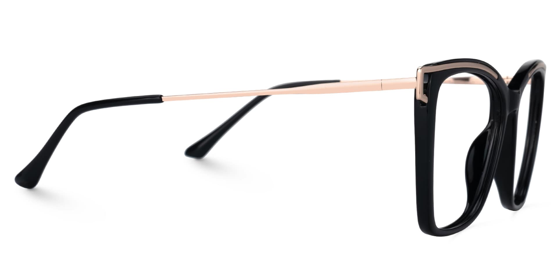 Krystle Square Black Eyeglasses and Glasses Frames4