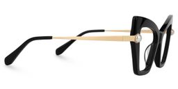 Tilana Cateye Black Glasses2