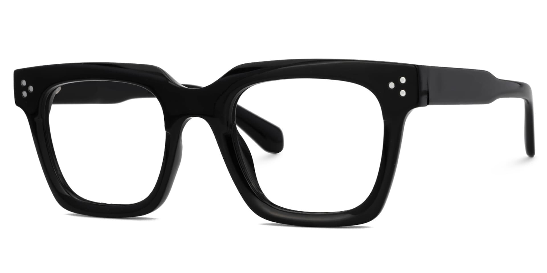 Diagne Square Black Full Frame Glasses | Zeelool1