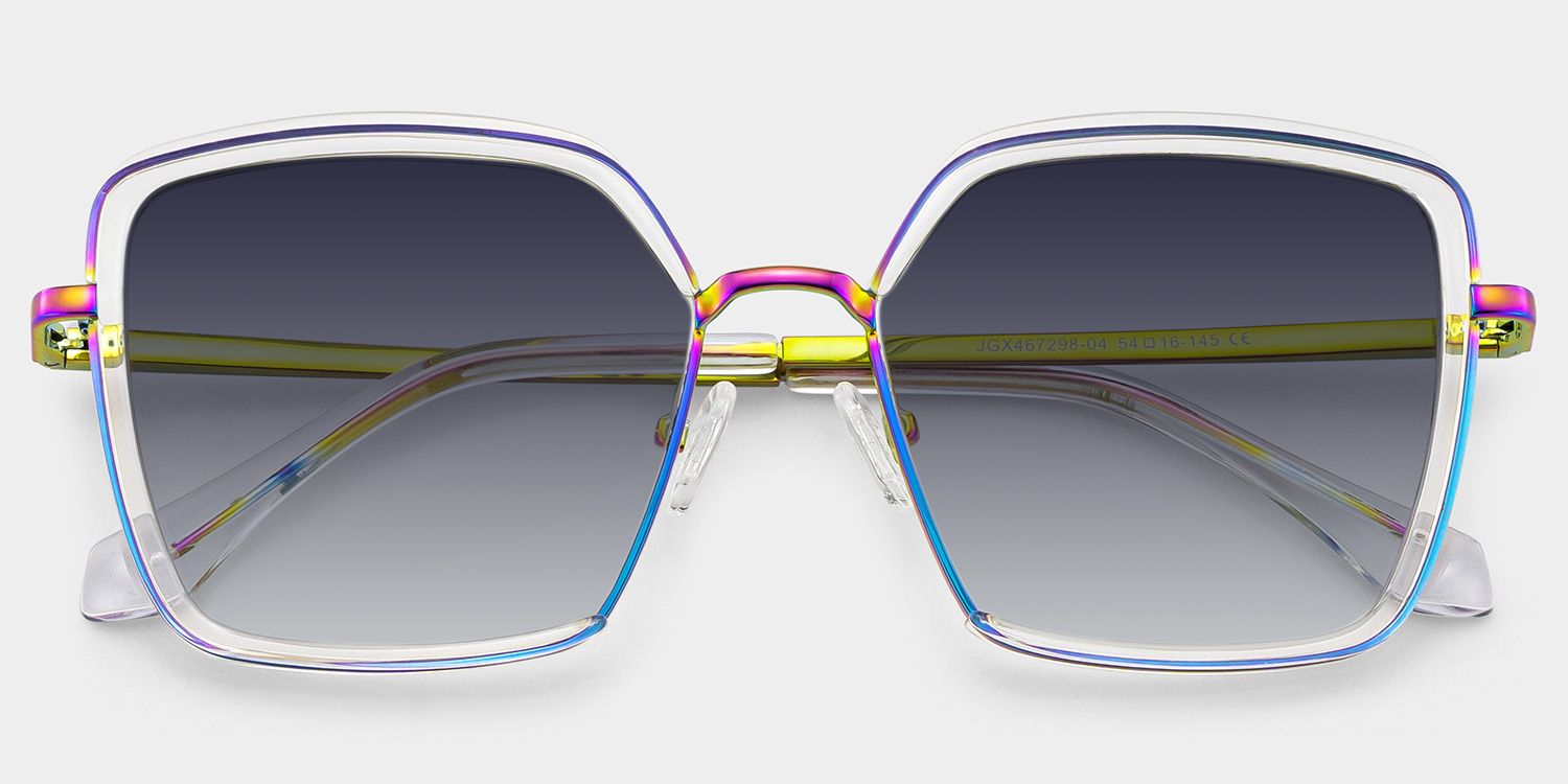Cordaro Square Clear Sunglasses for Women & Men | ZEELOOL1