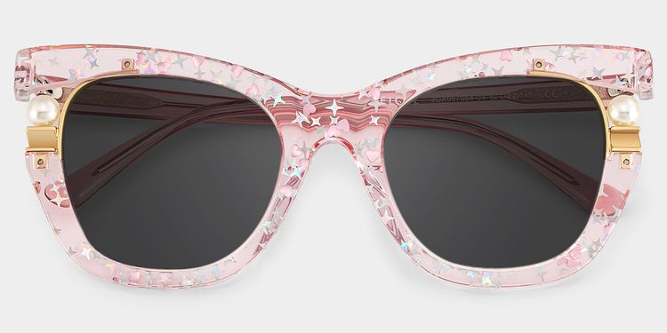 Pearl Cateye Pink Glasses