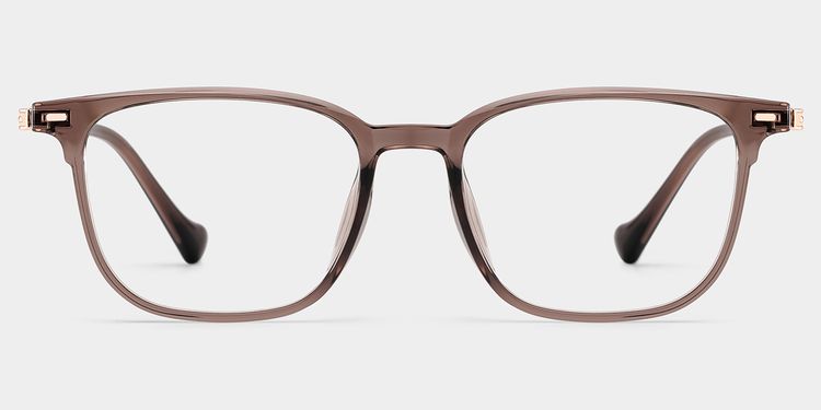 William Rectangle Brown Glasses