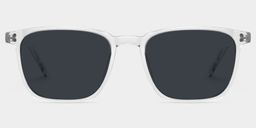 Martinez Clear Square Sunglasses0