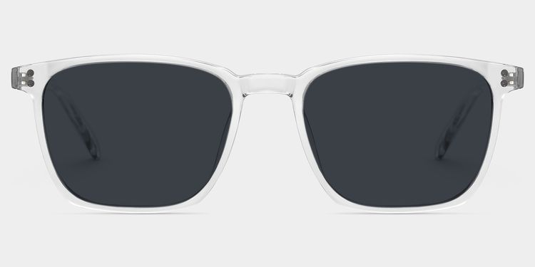 Martinez Clear Square Sunglasses