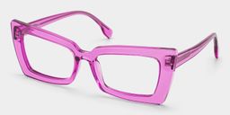 Newell Pink Rectangle Glasses2