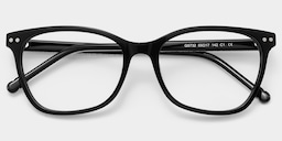 Marigold Rectangle Black Glasses1