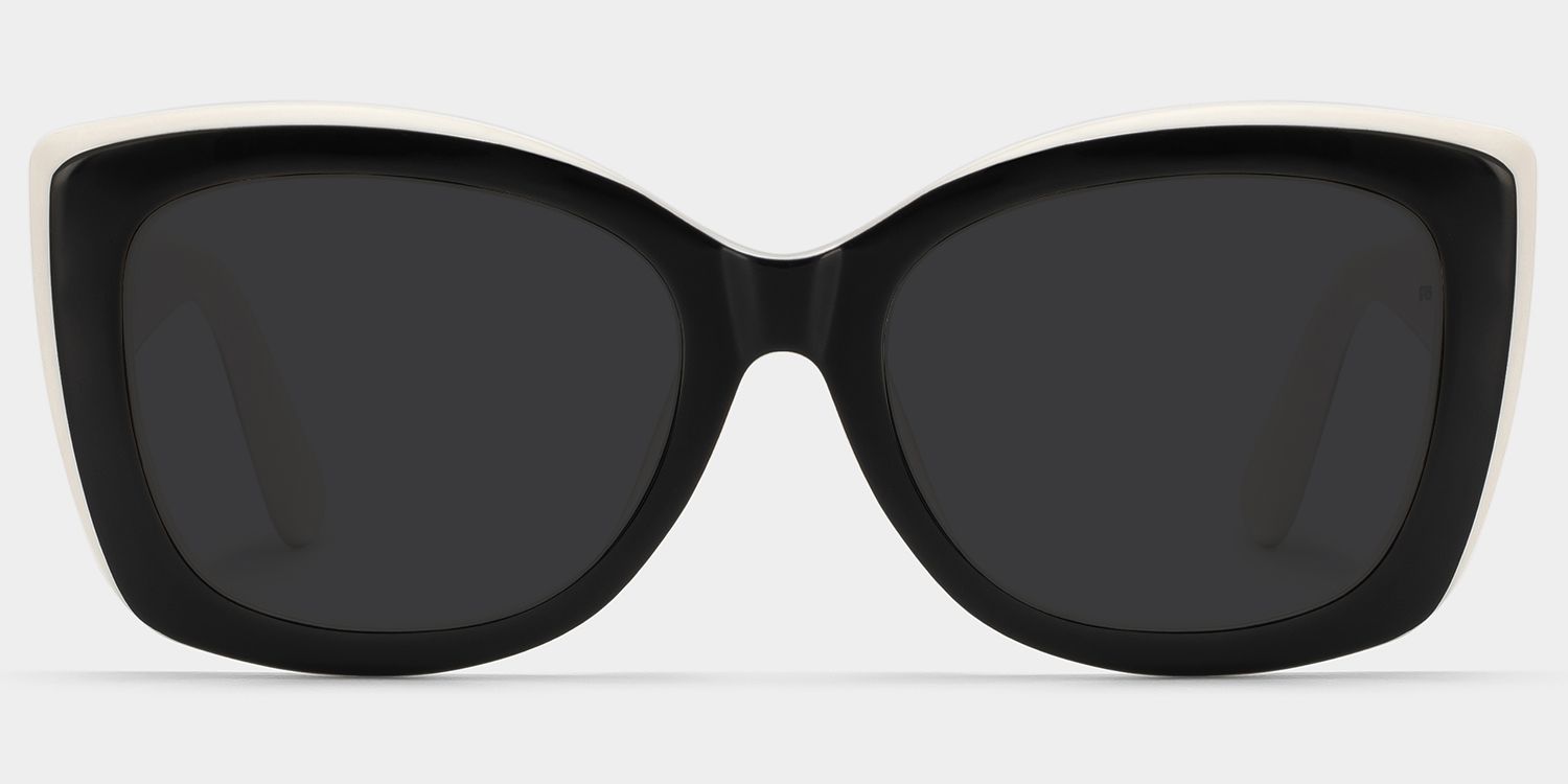 Rosie Butterfly Black and White Sunglasses Frame Style | ZEE...0