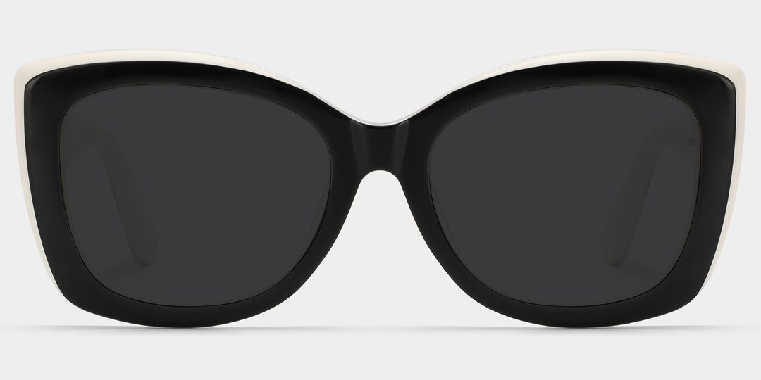Rosie Black White Butterfly Glasses