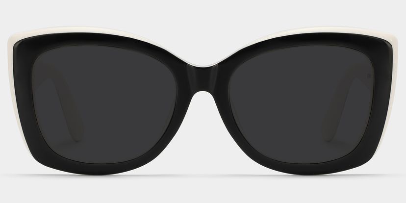 Rosie Black White Butterfly Sunglasses