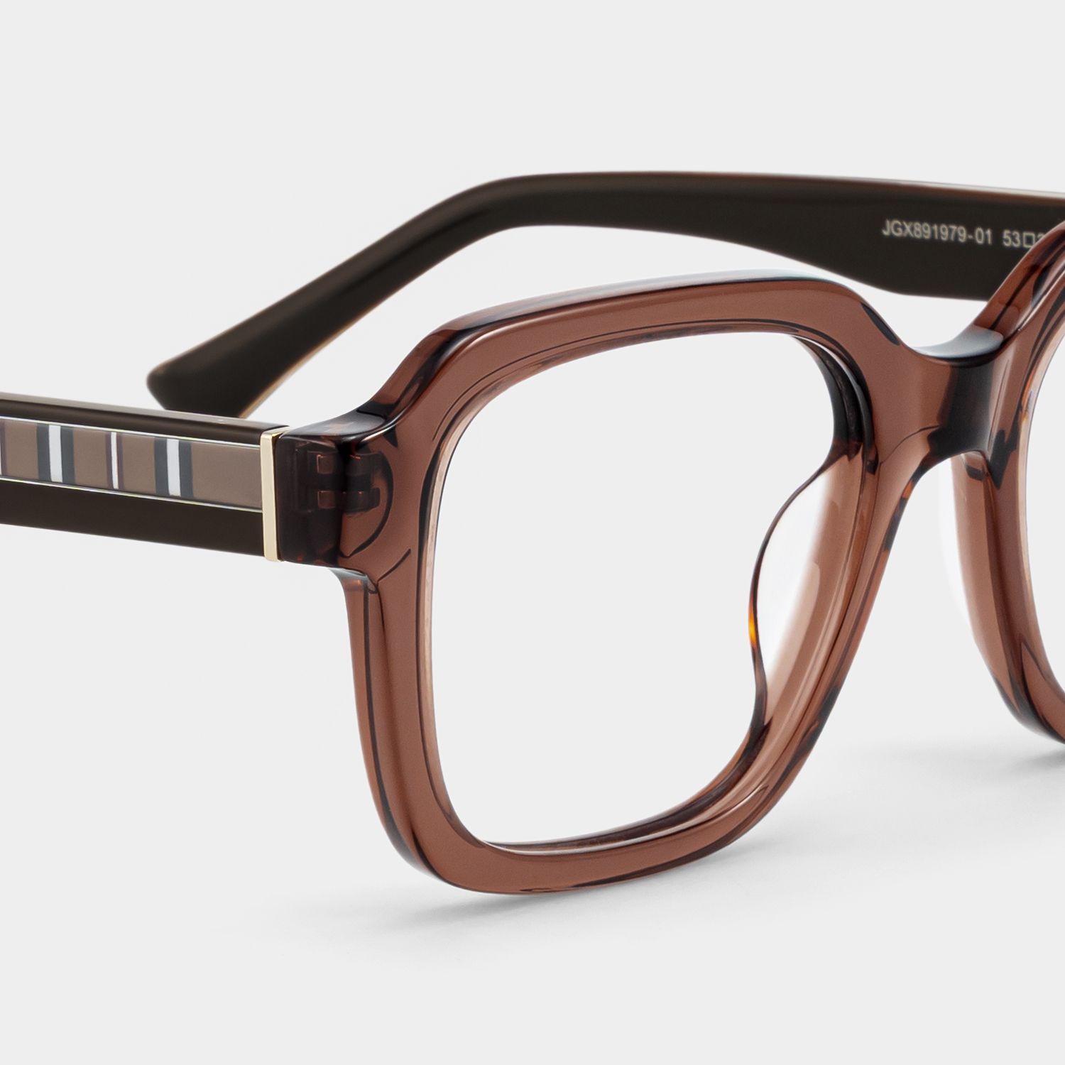 Brown Parker Square Frame Glasses for Women | ZEELOOL5