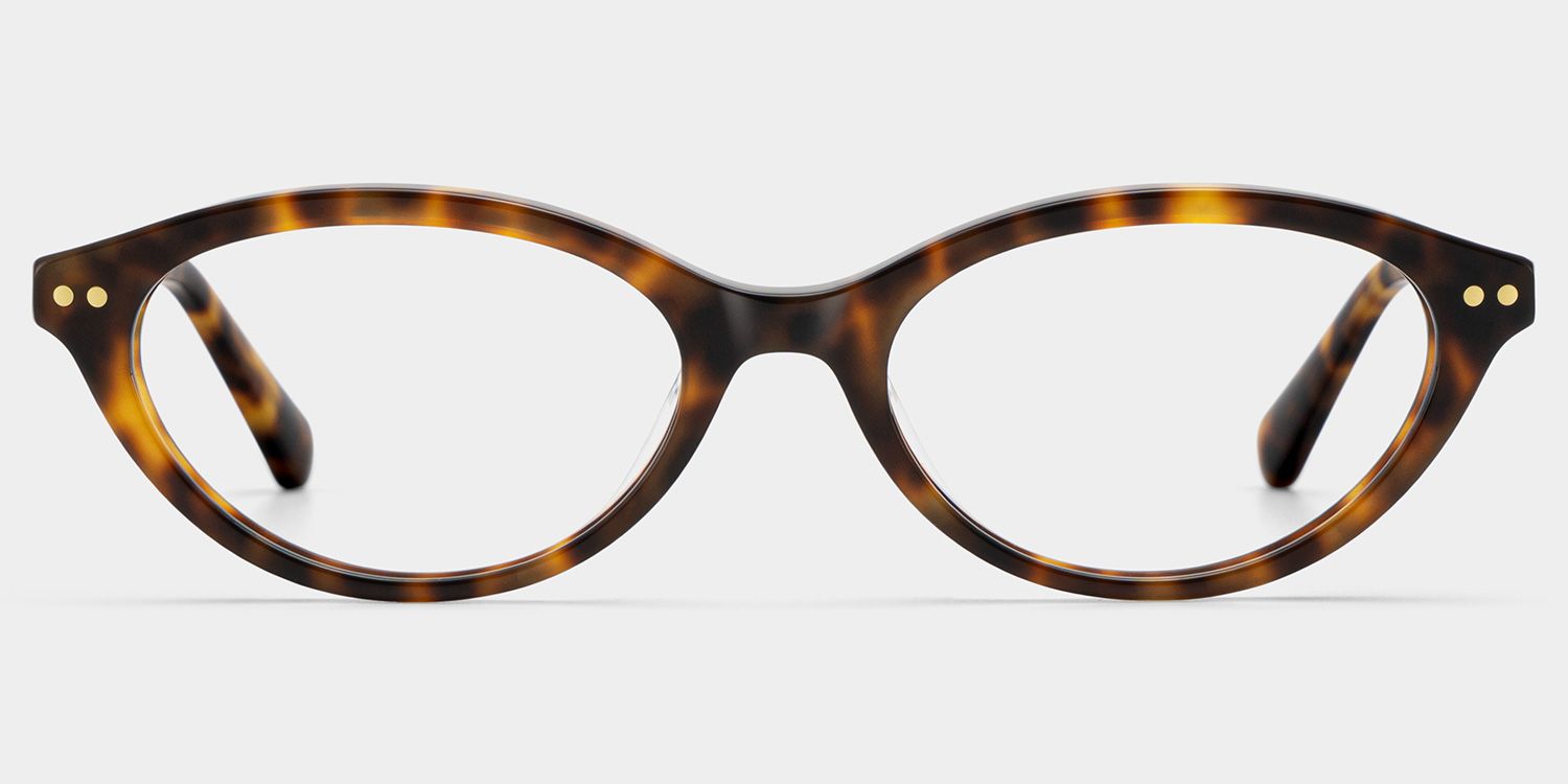 Ashby Tortoise Oval-Frame Glasses | Retro Athleisure1