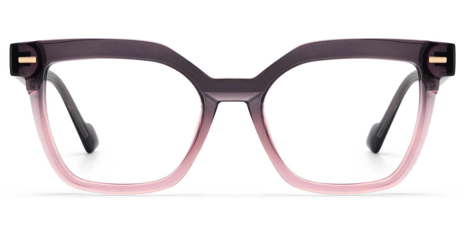 Pinette Two-Tone Square Nature Eyes Eyewear | ZEELOOL